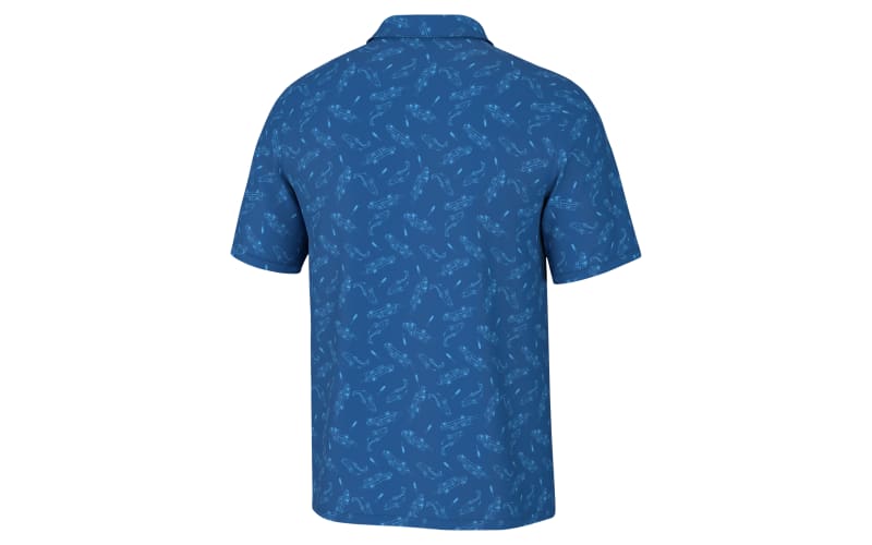 Huk Pursuit Fish Wagon Short-Sleeve Polo Shirt for Men