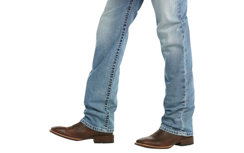 Mens stretch bootcut jeans discount