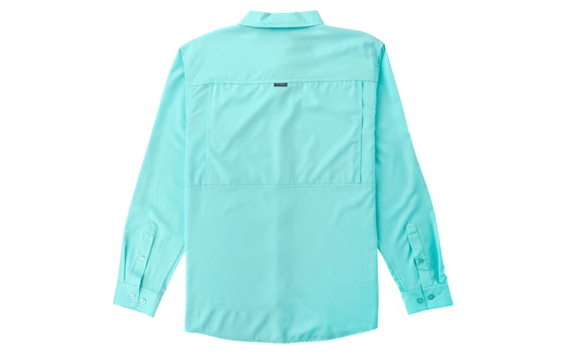 Chemise De Pêche AFTCO Palomar Tech Bleu Niagara Mist - Taille S - Homme - NEUF