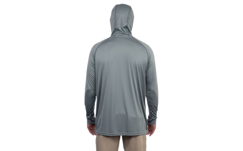 Aftco Jason Christie Performance Hooded LS Shirt Olive, 47% OFF