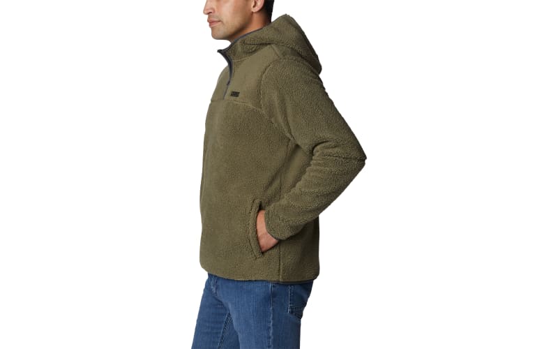 Long sherpa hoodie discount