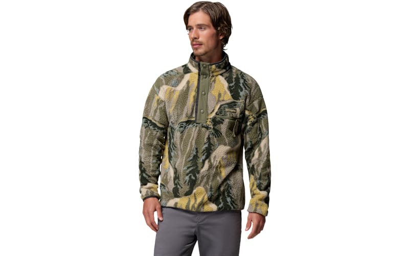 2ピースリバージャケット Columbia Helvetia II Printed Half-Snap Fleece Pullover | Bass Pro