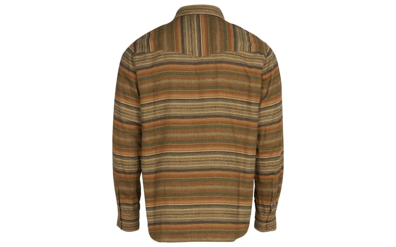 RedHead Ranch Hawkins Creek Jacquard Long-Sleeve Flannel Shirt for Men -  Tobacco - S