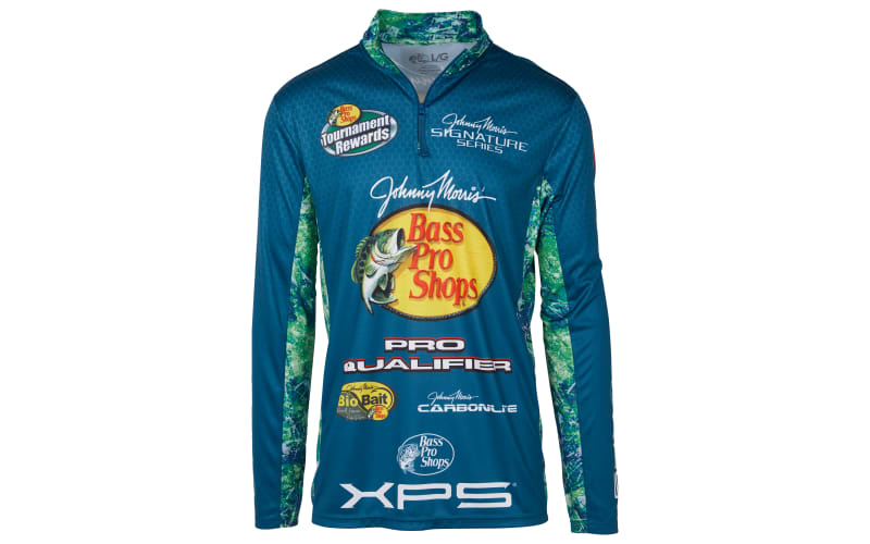BASS PRO SHOPS フィッシングシャツ（トーナメントシャツ） BASS PRO SHOPS トーナメントシャツ ブルー/グレー M（L）最高