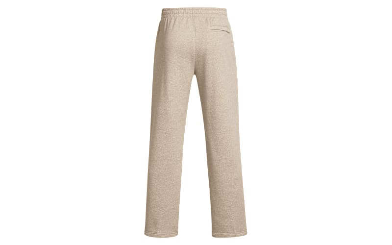 Under Armour Icon Fleece Pants - Mod Gray Full Heather/White - M