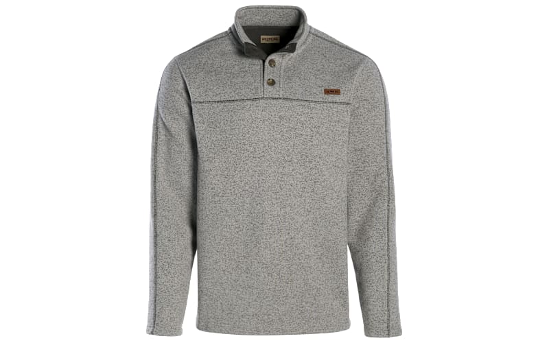 RedHead Sweaterfleece Button-Placket Long-Sleeve Pullover | Mack's