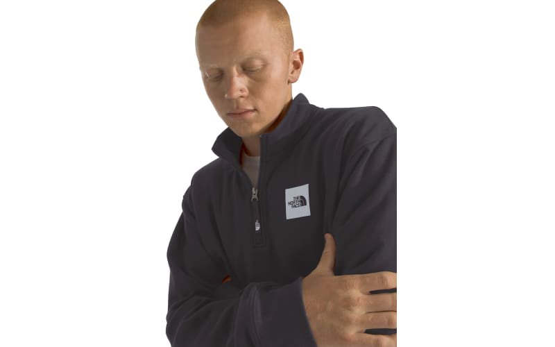 The North Face Box Half Dome Quarter-Zip Long-Sleeve Pullover for