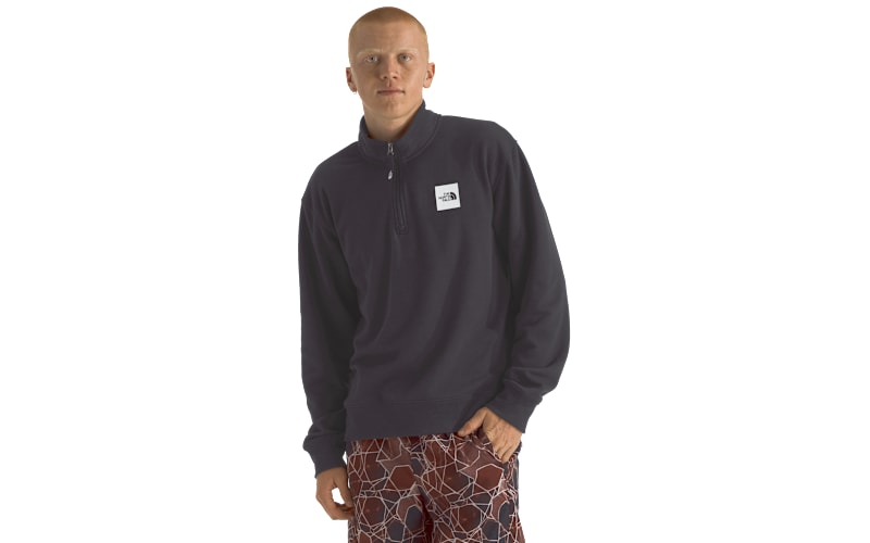 The North Face Box Half Dome Quarter-Zip Long-Sleeve Pullover for