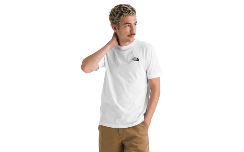 ★THE NORTH FACE★ Men's Aurora EX Short Sleeve T-Shirt WHIT Man's Shirts & Tops The North Face Summer LT UPF Short