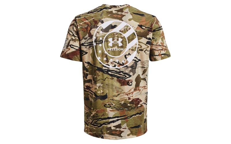 Under Armour Freedom Camo T-Shirt - Men's Desert Sand XL