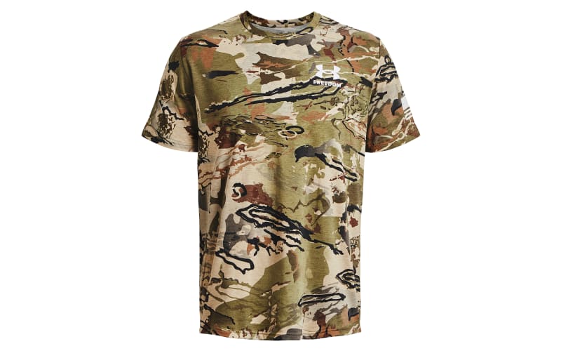 Marines Under Armour The Few The Proud Camo Cotton T-Shirt (Black)