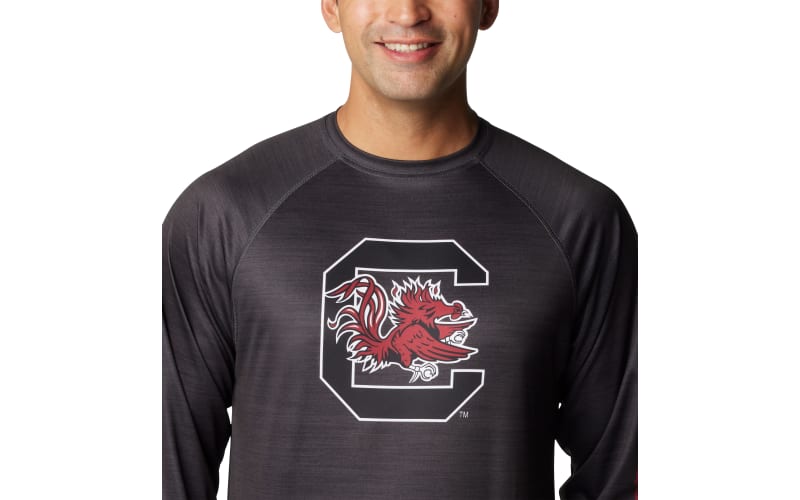 Columbia Collegiate PFG Terminal Tackle Heather Long Sleeve Shirt for Men