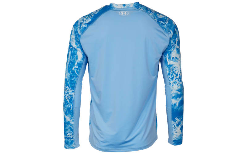 Under Armour Iso Chill Shore Break Camo Crew Long Sleeve Shirt for