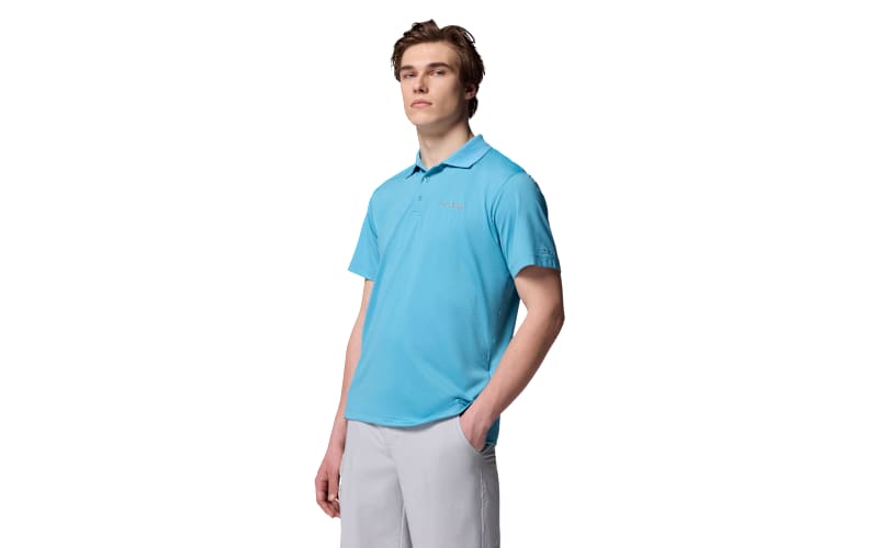 Columbia Low Drag Offshore Short-Sleeve Polo for Men - Beet - 2XL