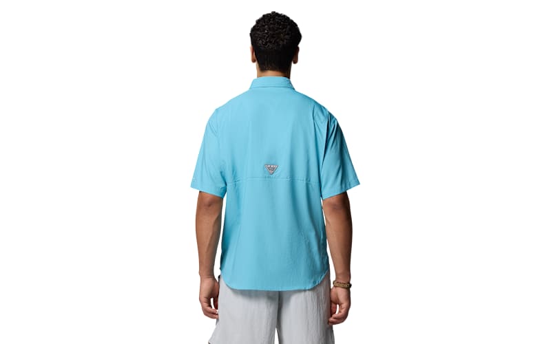 Columbia Tamiami II Short-Sleeve Button-Down Shirt - Vivid Blue