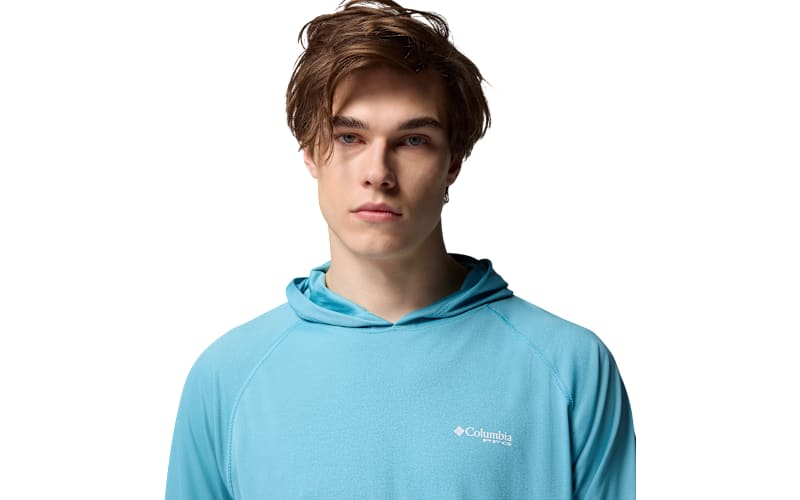 Sweat à Capuche Columbia PFG Terminal Tackle, Homme, XXL, Bleu, UPF50, Neuf
