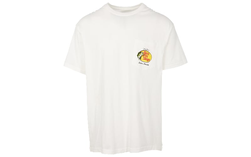 Bass Pro Shops Destin Woodcut Logo Short-Sleeve Pocket T