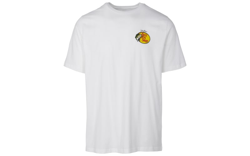 完売！FISH TALE TEE ホワイト Bass Pro Shops Fish Tale Graphic Short-Sleeve T-Shirt for Men