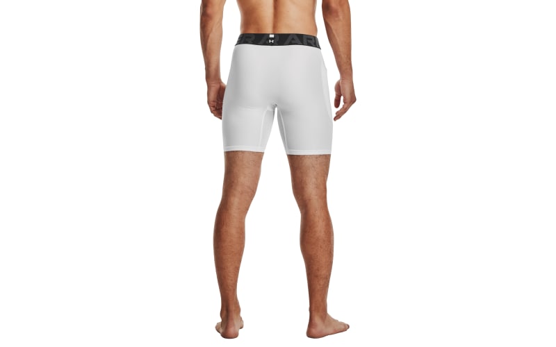 Under Armour HeatGear® Armour Compression Shorts Men - White/Black