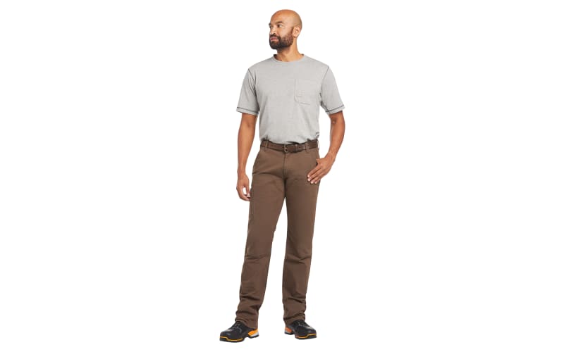 Ariat Rebar M4 Made Tough Relaxed DuraStretch Double-Front Straight-Leg Pants for Men