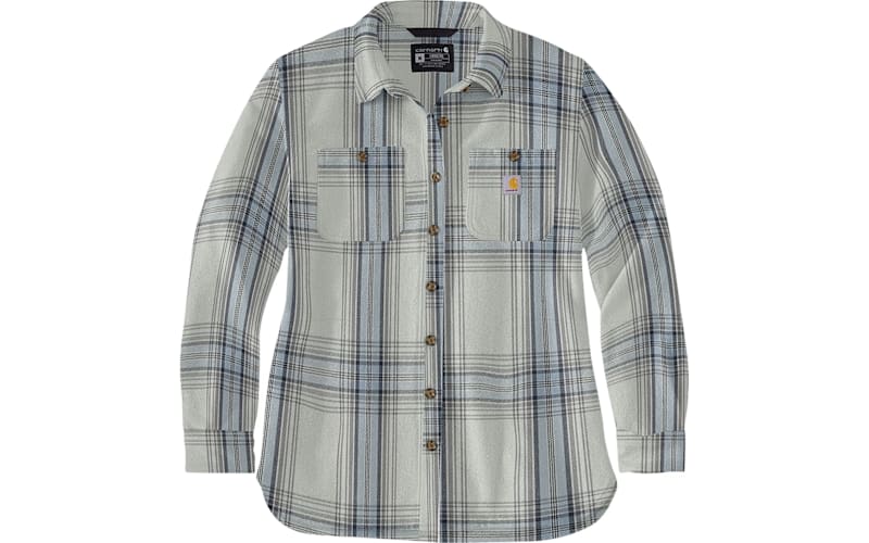 Carhartt® Women's Loose-Fit Twill Long-Sleeve Shirt Jacket Bass