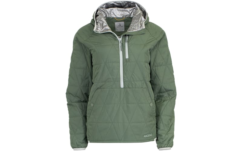 Ascend Hawksbill Insulated Half-Zip Long-Sleeve Pullover Hoodie