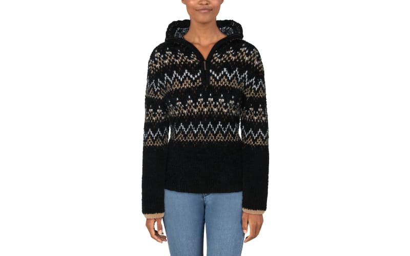 Sherpa quarter zip sweater deals