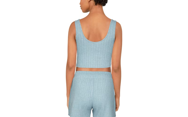 Rib knit crop cami top 2025