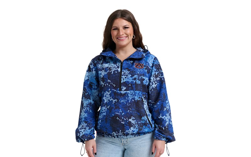 Lusso Wendy Fashion H2O Collegiate Half-Zip Windbreaker Pullover