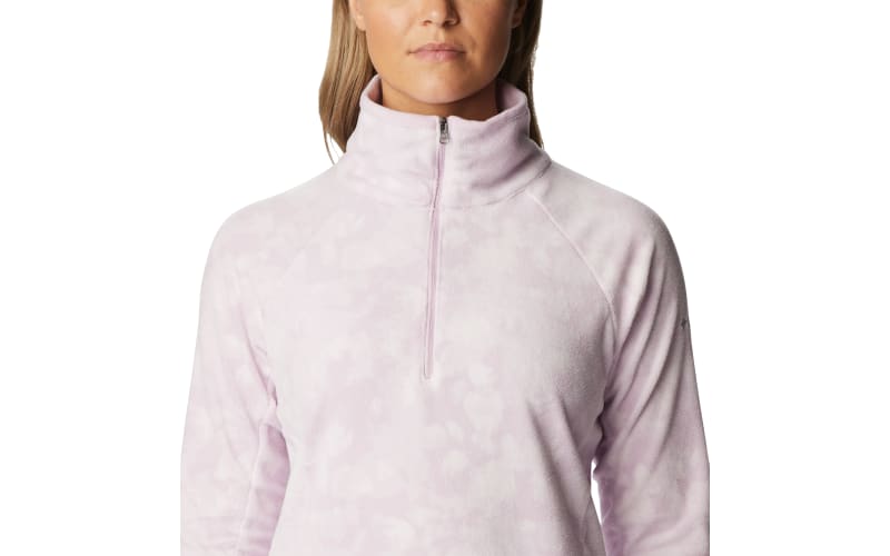 Columbia Glacial IV Print Half-Zip Long-Sleeve Pullover for Ladies