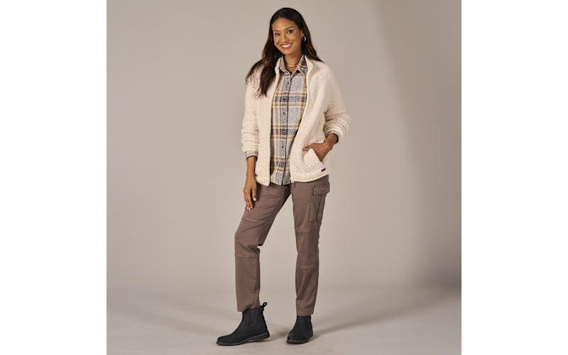 Natural Reflections Sherpa Cabin Full-Zip Long-Sleeve Sweater