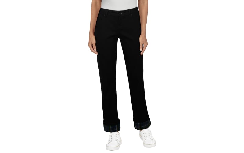 Jeans with sweatpant lining hot sale