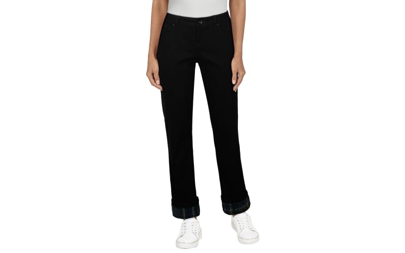 Natural Reflections Fleece-Lined Jeans for Ladies