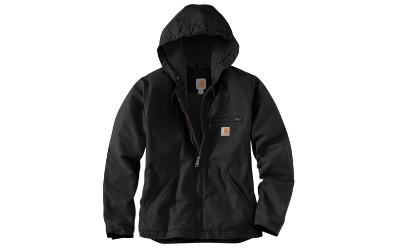 Carhartt Loose-Fit Washed Duck Sherpa-Lined Jacket for Ladies
