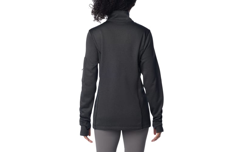 Columbia Park View Grid Fleece Long-Sleeve Half-Zip for Ladies