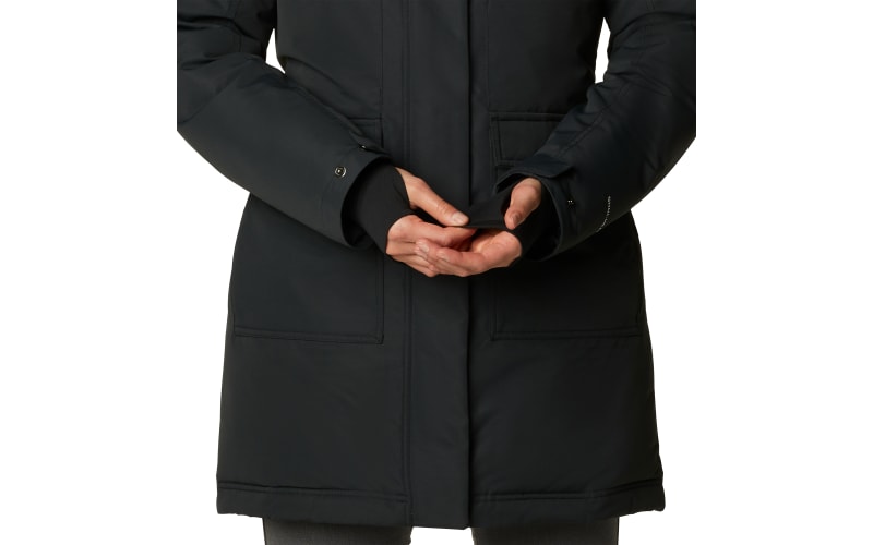 Ladies black cheap parka