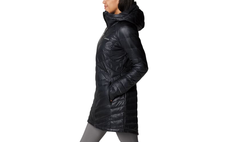 Columbia white out mid hooded jacket store