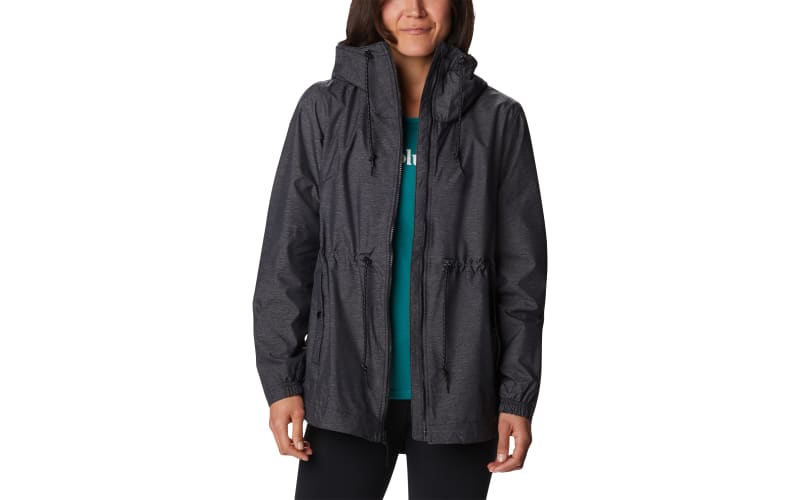 COLUMBIA Puffect™ Long Jacket, Black Women's Shell Jacket