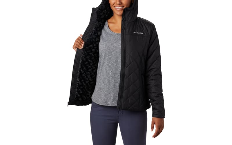 Columbia copper crest hooded quilted discount jacket