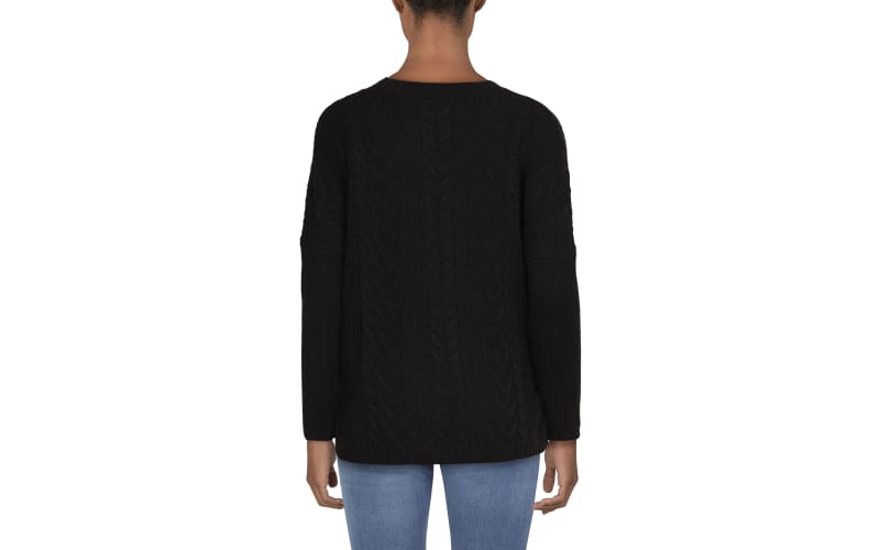 Ladies black sale pullover sweater
