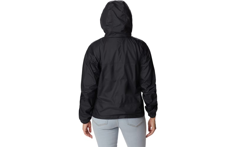 COLUMBIA Ladies Flash Forward Lined Windbreaker, Black – Oklahoma