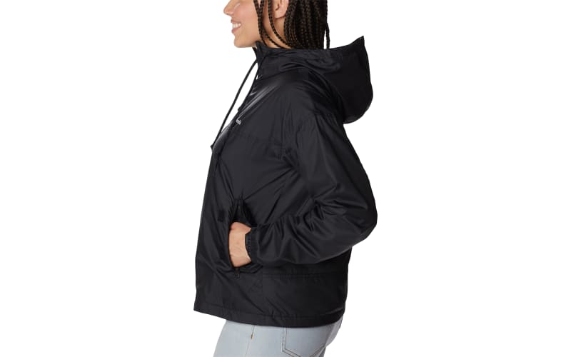 COLUMBIA Ladies Flash Forward Lined Windbreaker, Black – Oklahoma