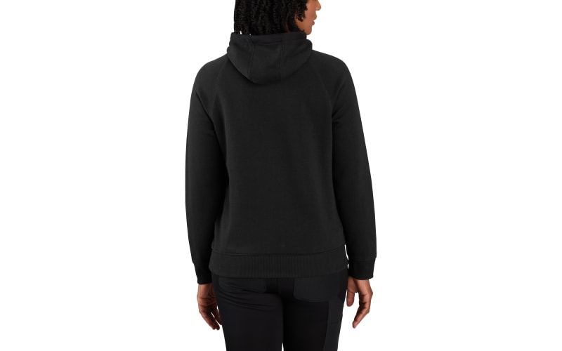 Carhartt Women's Women's Force Relaxed Fit Lightweight Graphic Hooded  Sweatshirt, Malt, XL