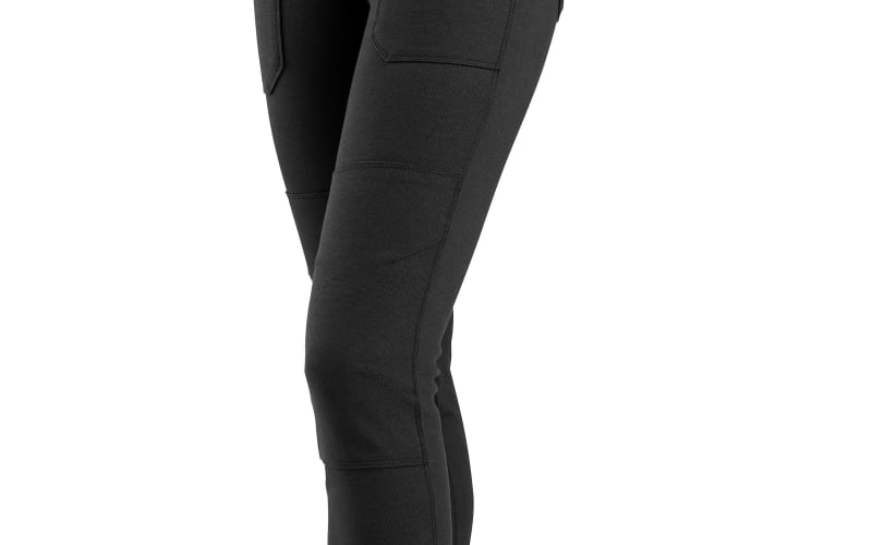 Carhartt Womens Big & Tall Force Fitted Midweight Utility Legging, Black