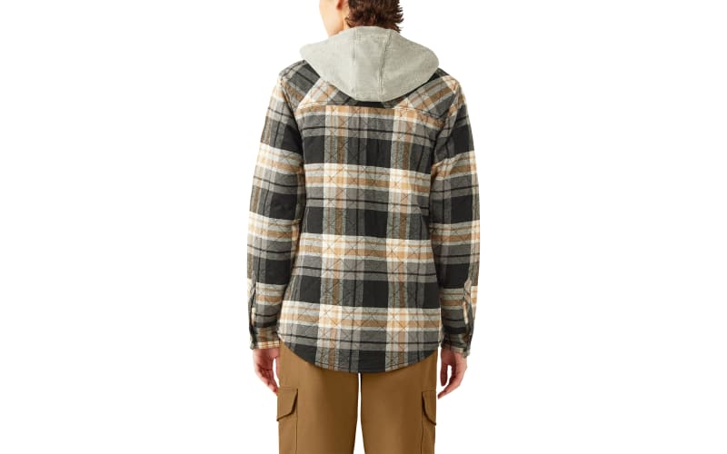 Dickies Hooded Flannel Long Sleeve Shirt Jacket for Ladies Cabela s