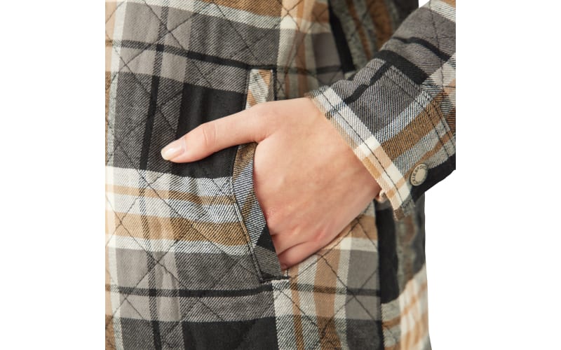 Cabelas hooded flannel top