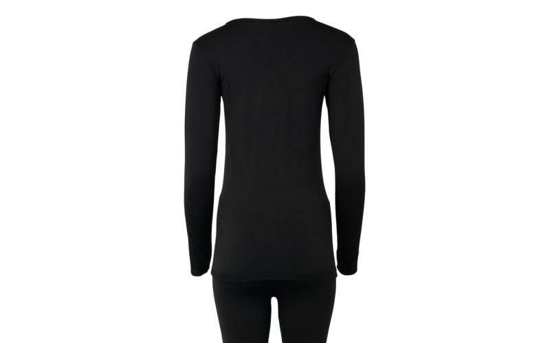 Natural Reflections Plush Crew-Neck Fleece Long-Sleeve Sweatshirt