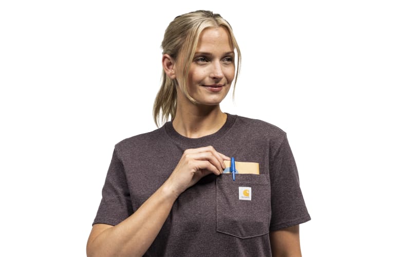 Carhartt Loose Fit Heavyweight Short-Sleeve Pocket T-Shirt for Ladies