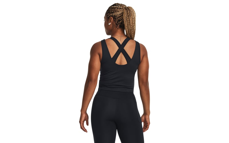 (取寄) アンダーアーマー レディース モーション タンク Under Armour women Motion Tank Black/Jet Gray Under Armour Motion Tank Top for Ladies - Black/Jet Gray