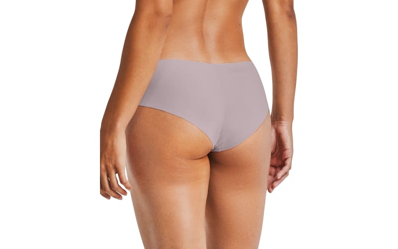 3 Pack Under Armour Women's Underwear Panties Hipster Pink Stretch